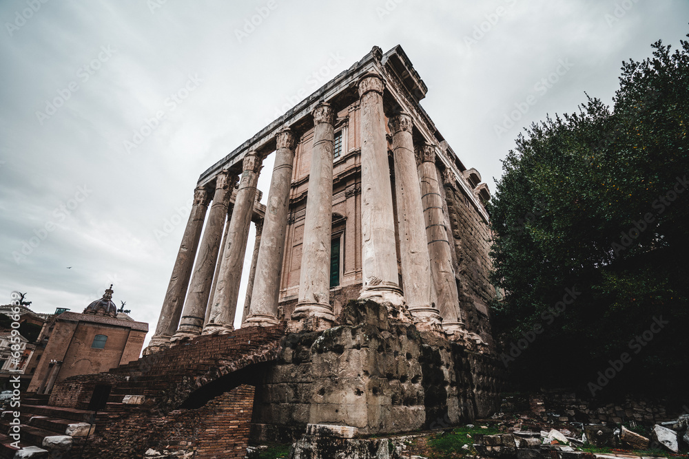 The Roman Forum. Palatine Hill. Rome, Italy