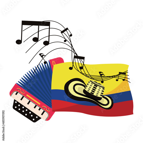 vallenato legend festival illustration