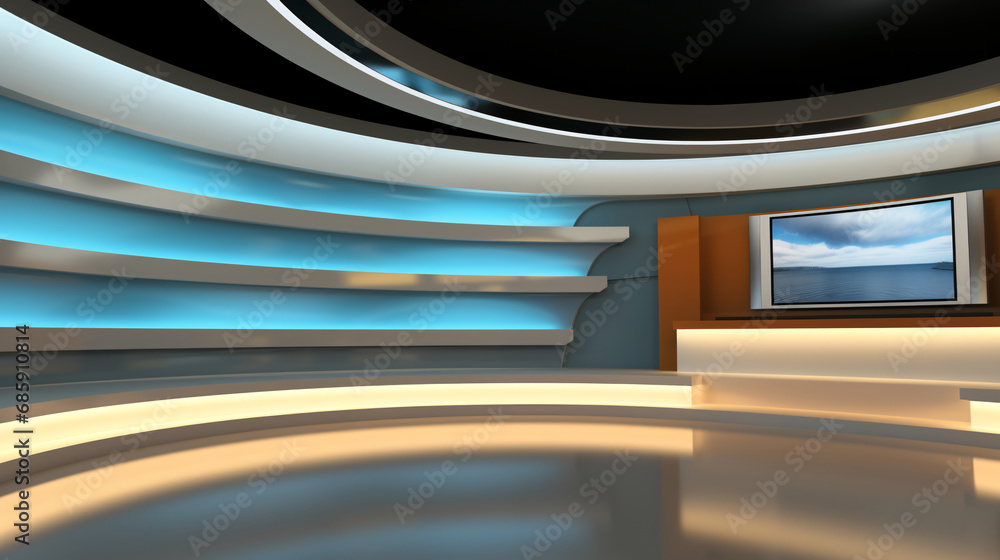 Tv Studio. Background for TV shows . News studio. The perfect backdrop ...