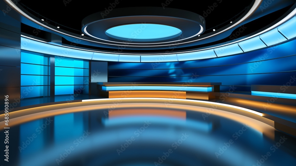 Tv Studio. Background for TV shows . News studio. The perfect backdrop ...