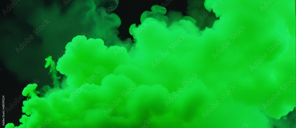 Obraz premium green smoke