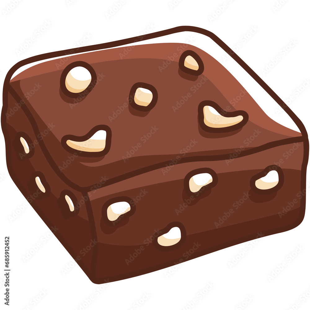 Brownie Sticker Brownie Sticker