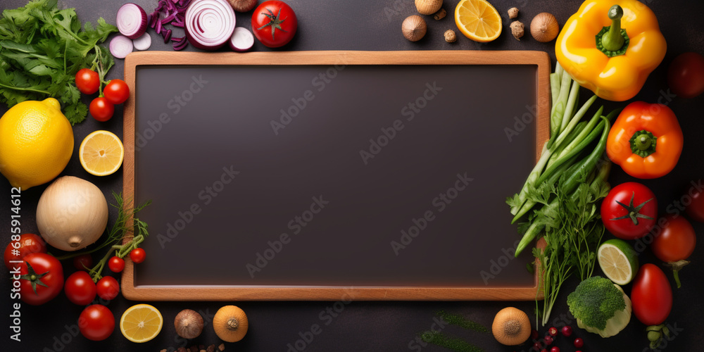 vegetable frame vegetable frame