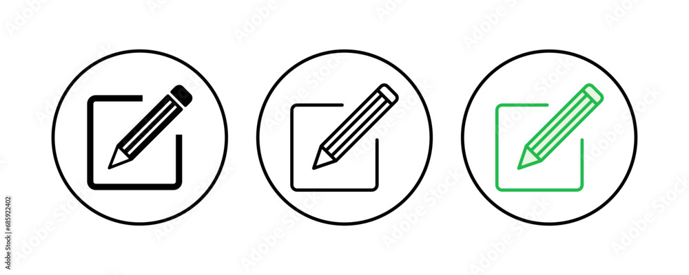Edit icon set. edit document icon. edit text icon. pencil. sign up Edit icon set. edit document icon. edit text icon. pencil. sign up
