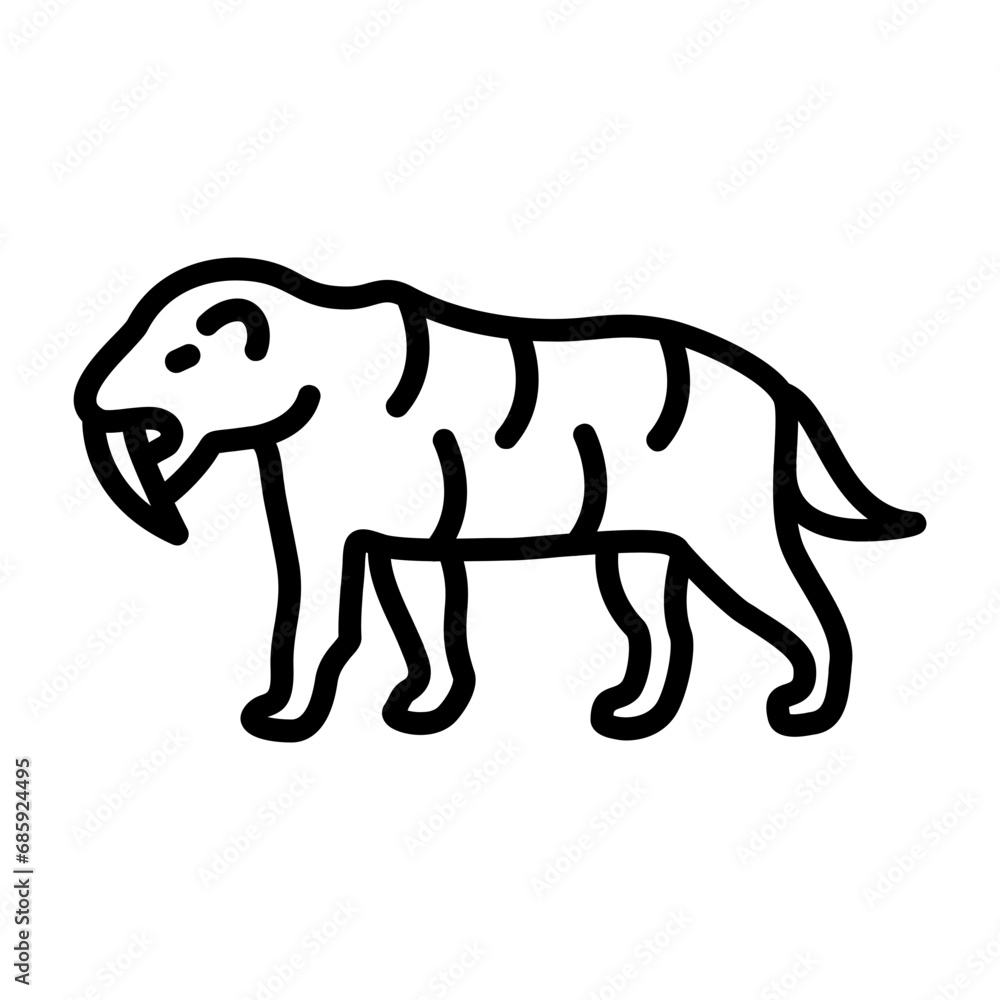 Smilodon Icon