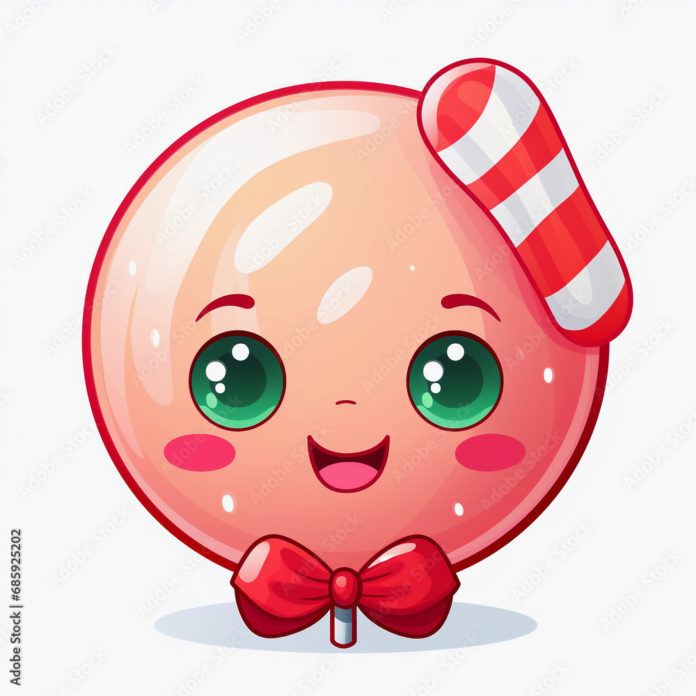 Obraz premium lollipop kawai clipart