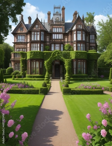 Lush Victorian mansion-13