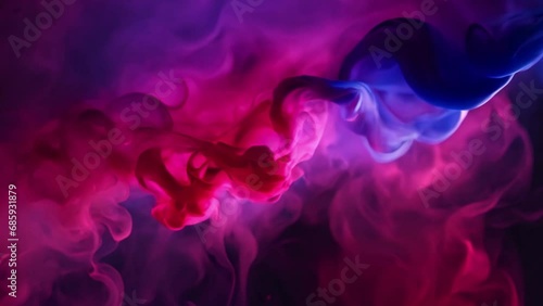 red blue smoke loop animation photo