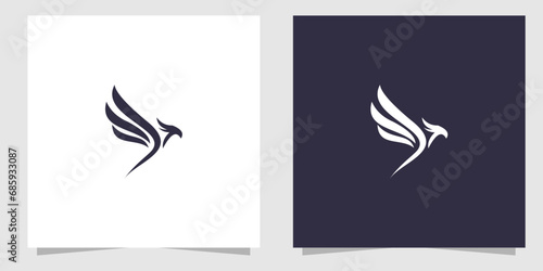 eagle logo design vector