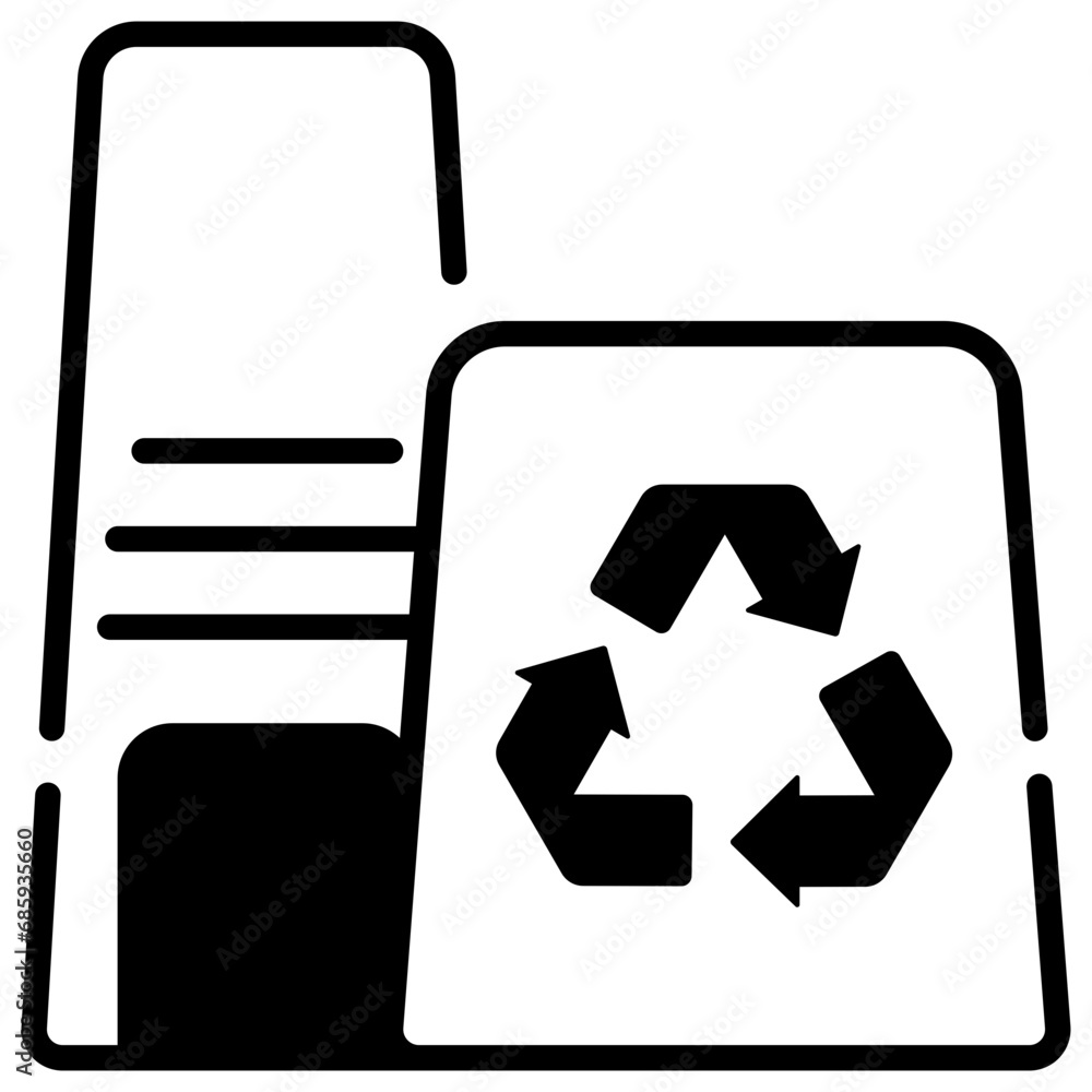 Recycling Center Icon Recycling Center Icon
