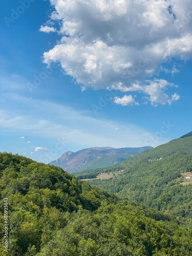 View from Durdevica arc bridge.