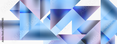 Captivating vector abstraction. Triangles interlock in mesmerizing dance, crafting dynamic geometric backdrop. Fusion of shapes and angles creates artful symphony of modern design