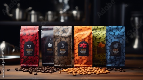 Creative and flavored coffee beans