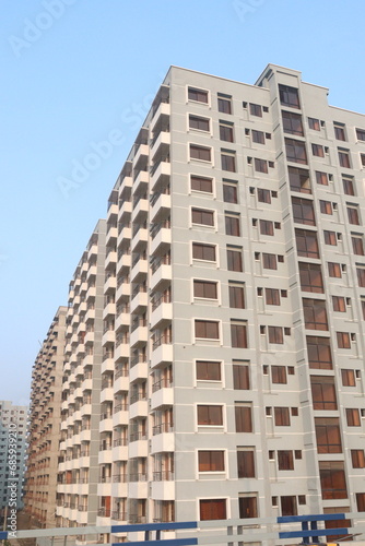 apartment building on dhaka city
