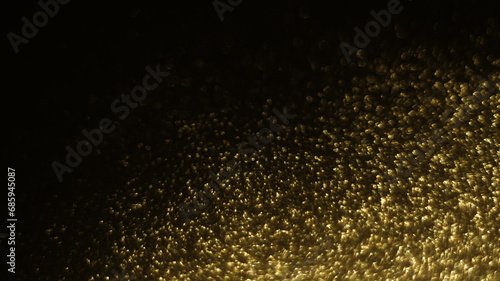 Golden Glitter Bokeh - Radiant and Shimmering Light Effects  Ideal for Adding a Touch of Luxury and Sparkle to Various Creative Projects.