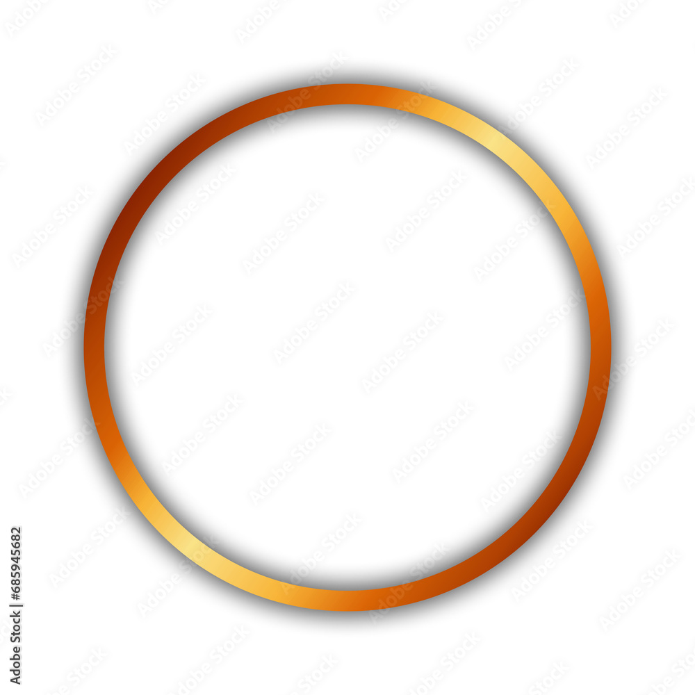 gold color circle with shadow gold color circle with shadow