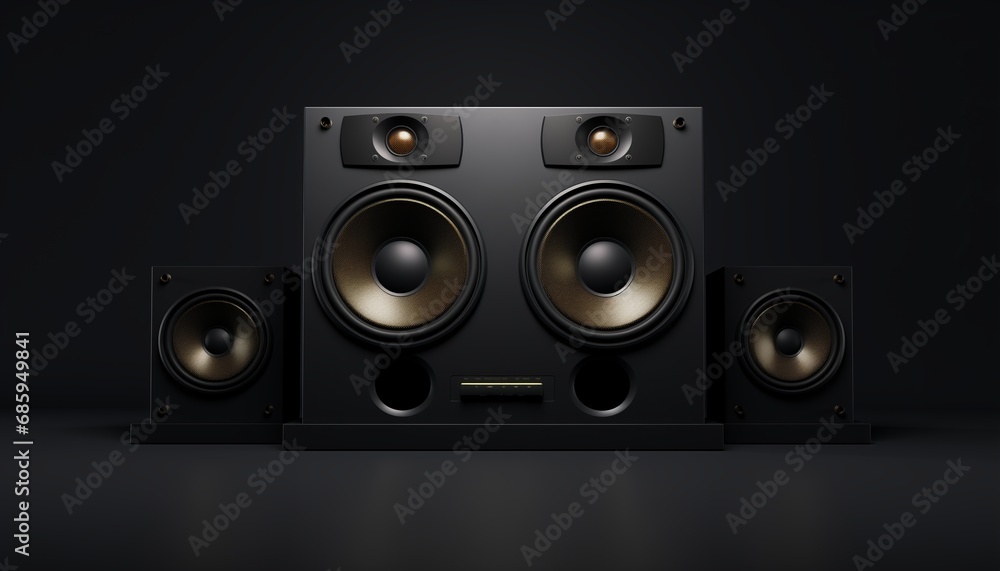 audio speaker isolated audio speaker isolated