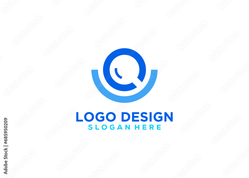 	
Minimalist job search icon with magnifying glass. Job or employee logo. Creative vector recruitment