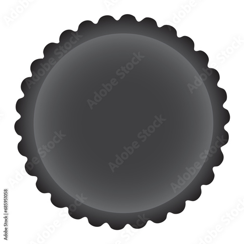 Vector illustration of a pie pan
