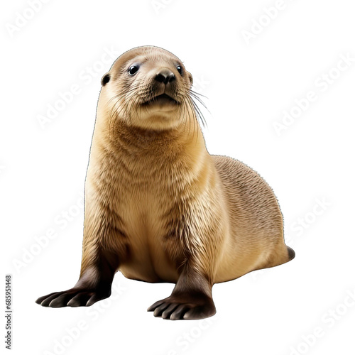 sea lion isolated on transparent background