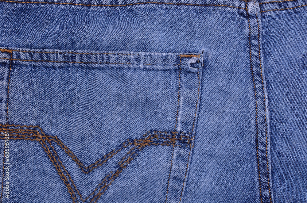 Fototapeta premium Background blue denim