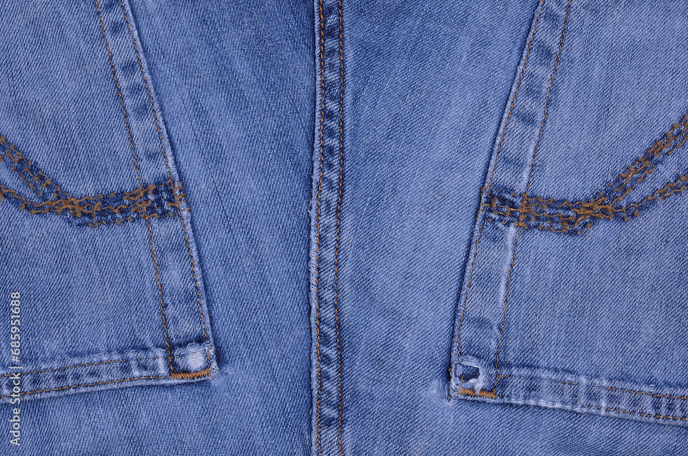 Fototapeta premium Background blue denim