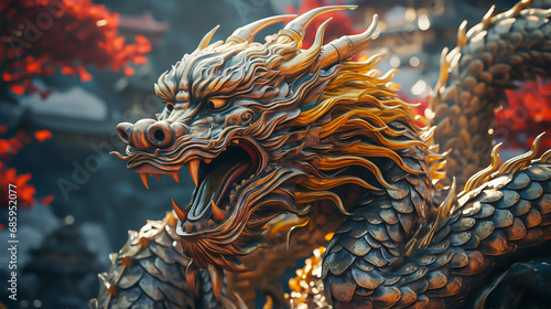 龍のイメージ - image of Chinese Dragon - No1-9 Generative AI photo