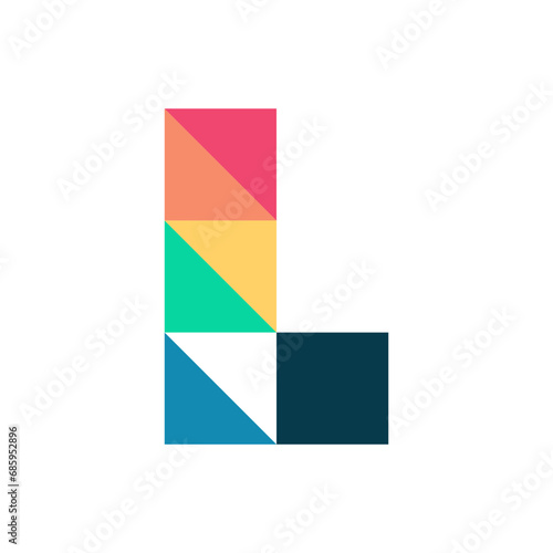 Monogram L design vector logo. Monogram initial letter mark L logo design. Monogram design vector logo. Monogram initial letter mark L logo design. Simple L monogram