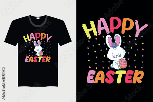 Happy Easter - Easter T-shirt Design, Vector Graphic, Vintage, Typography, T-shirt Vector
