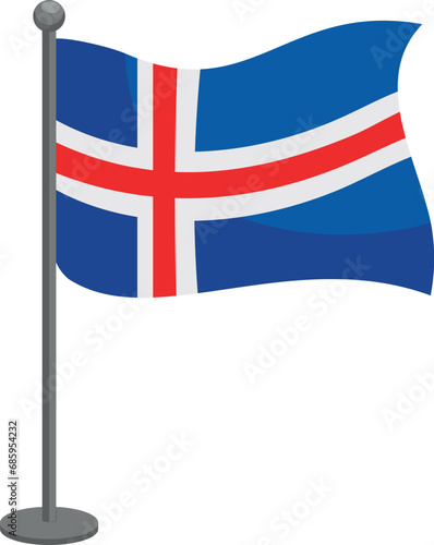 iceland flag design