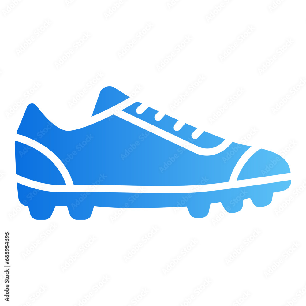 football shoes gradient icon football shoes gradient icon