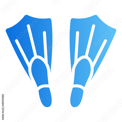 flippers gradient icon