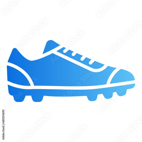 football shoes gradient icon