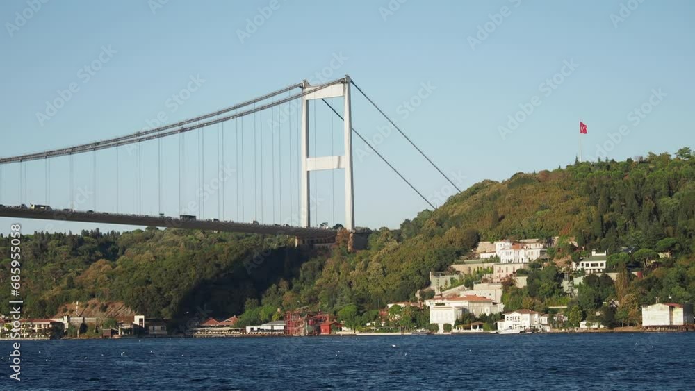 Bosphorus bridge in Istanbul, Turkey Bosphorus bridge in Istanbul, Turkey