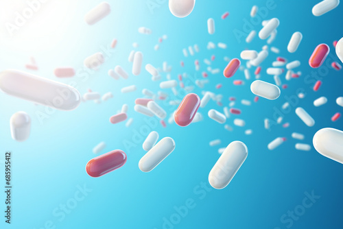 background of pills