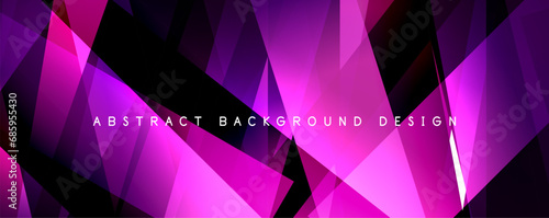 Breaking Glass Background, Kaleidoscope effect. Transparent Straight Lines. Dynamic Light Rays effect. Vector Illustration For Wallpaper, Banner, Background, Card, Book Illustration, landing page