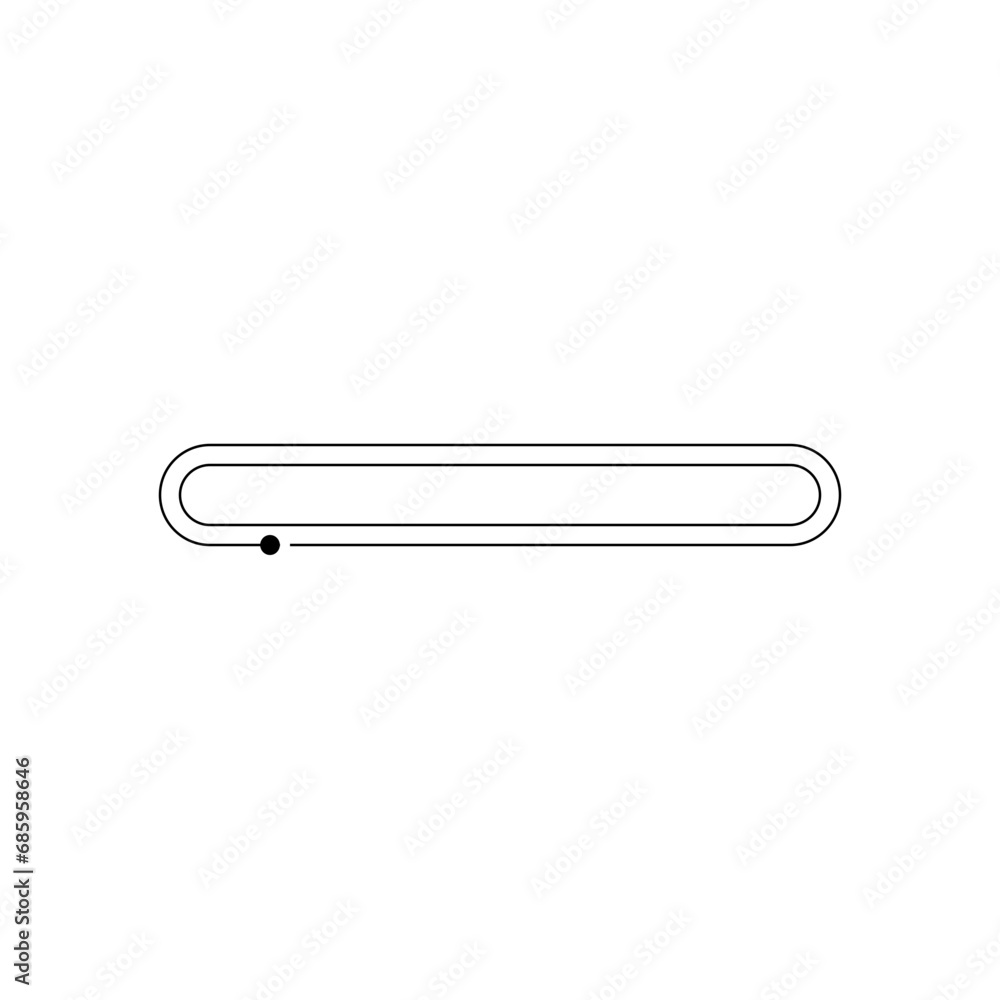 line rectangle rounded line rectangle rounded