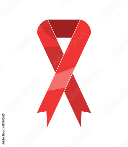 aids day ribbon red