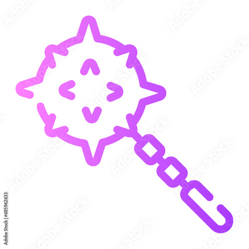 mace Line Gradient Icon