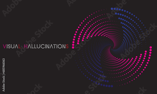 A new illustration of hallucination circle test background test