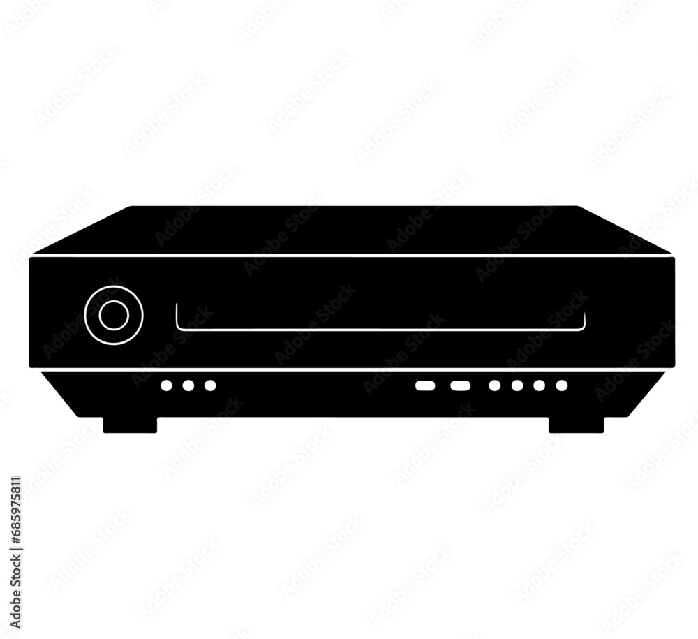 dvd player isolated on white dvd player isolated on white