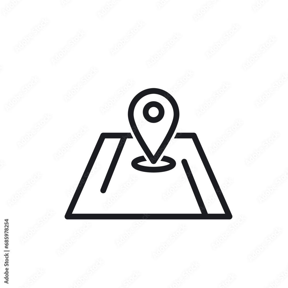 location map icon vector element design template location map icon vector element design template
