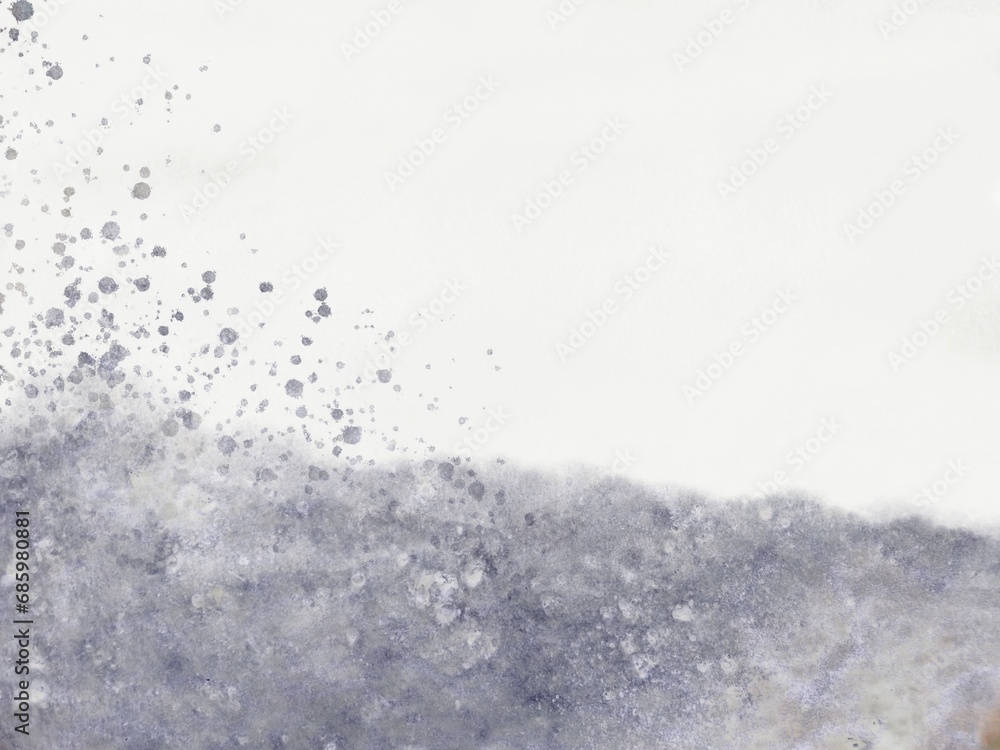 滲みと飛沫で描いた水彩の背景イラスト素材 滲みと飛沫で描いた水彩の背景イラスト素材