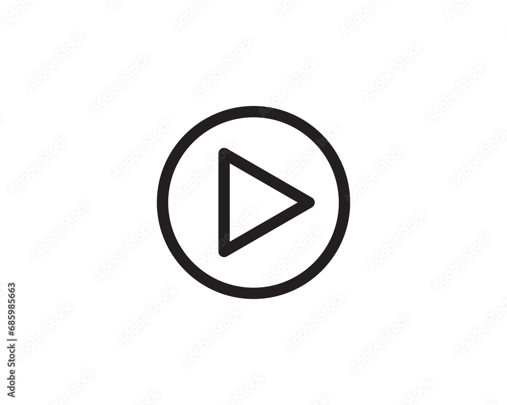 Play buttons icon vector symbol design illustration Play buttons icon vector symbol design illustration