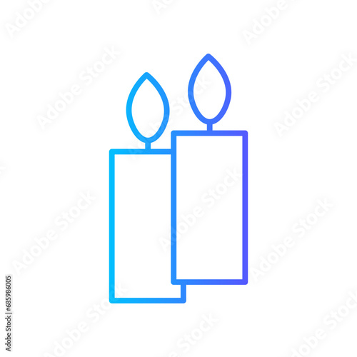 candles gradient icon