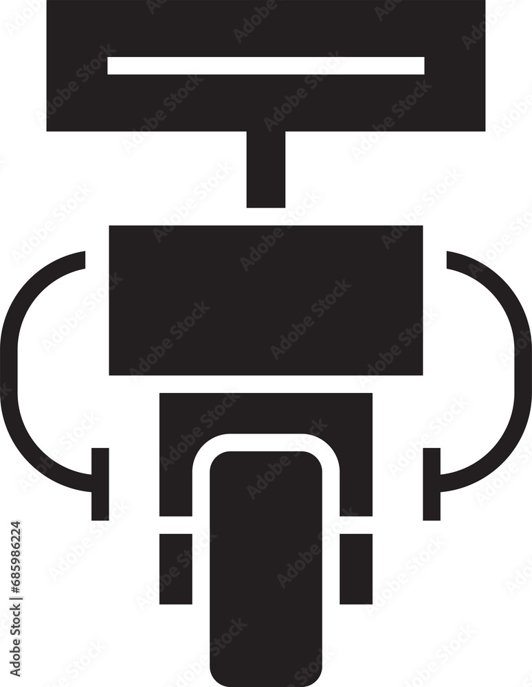 Cartoon Robot Icon Cartoon Robot Icon