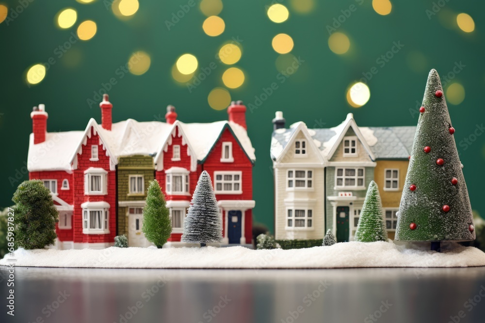 Modern British houses, Christmas decoration