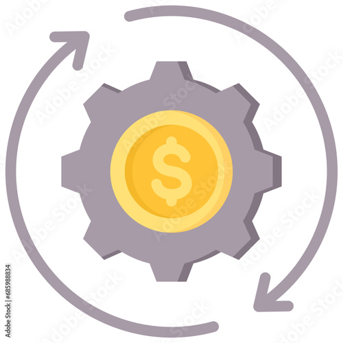 Monetary Flat Icon