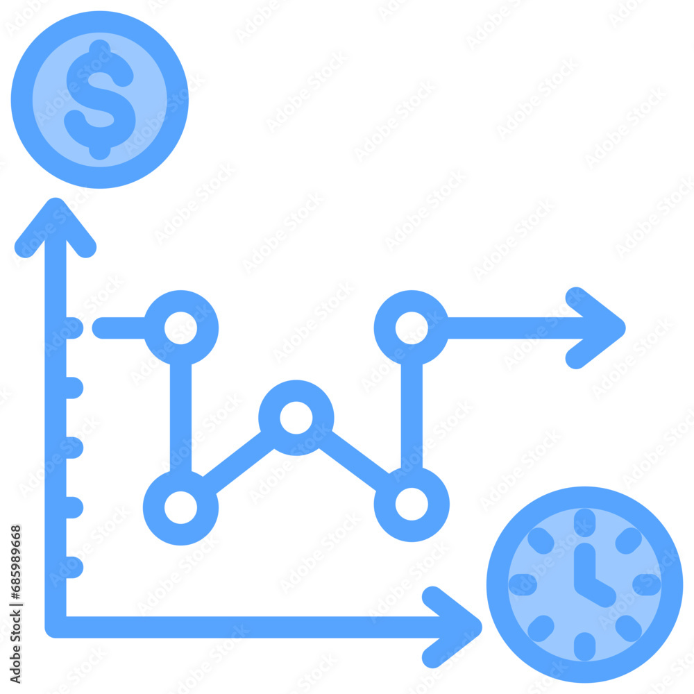 W Shaped Recovery Blue Icon W Shaped Recovery Blue Icon