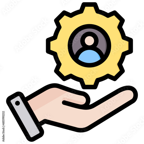 Services Outline Color Icon